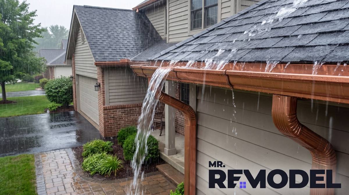 Gutter Replacement Costs in Heavy Rain and Storm-Prone Areas: Sizing, Materials, and ROI